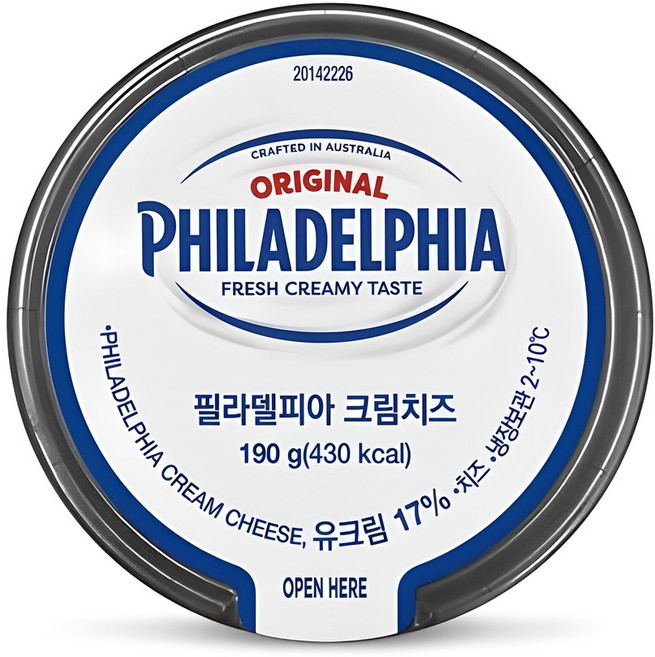 필라델피아 크림치즈 190g 2개 냉장배송