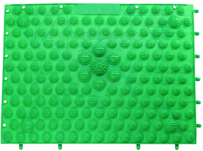 호정스토어 발바닥 지압판 지압매트 조립연결가능, 1개, 그린