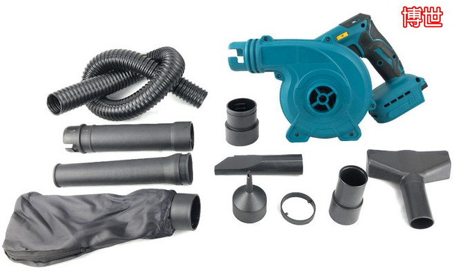 21V(18V) 無刷吹風機 牧田/德偉/米沃奇/博世 適用 (單主機 含集風管、集塵袋) 博世插腳, 1個, 無刷吹風機 21V(18V)博世插腳
