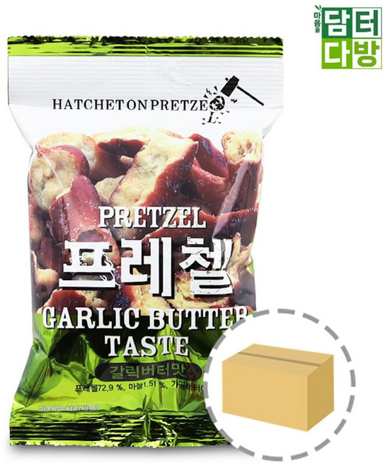 위너스 프레첼 갈릭버터맛 85g 1BOX (18개입), 1개