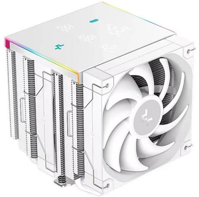 Deepcool AK620 디지털 PRO 6 히트 파이프 CPU 쿨러 TDP 260W CPU 공기 냉각기 LGA2066 2011 V3 1700 1200, 01 AK620 Digital PRO W