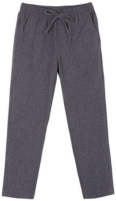 티비제이 남성 TR 테이퍼드핏 올밴딩 팬츠 솔리드 패턴 T192PT280P