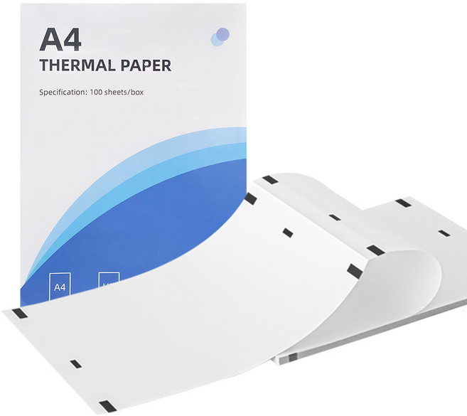 에듀플레이어 모바일 프린터 EMP26용 접이식 감열용지 A4 접지, ED268