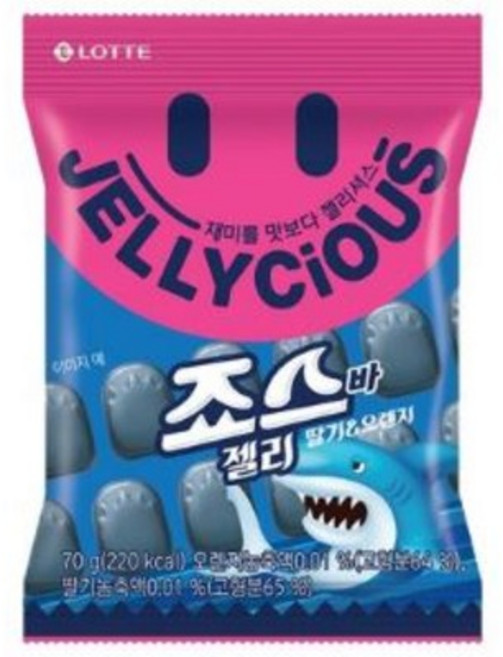 롯데웰푸드 젤리셔스 죠스바 젤리 볼, 50g, 32개
