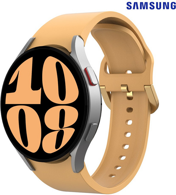 삼성 정품 갤럭시워치6 클래식 스포츠 실리콘 스트랩, 살구(M/L)
