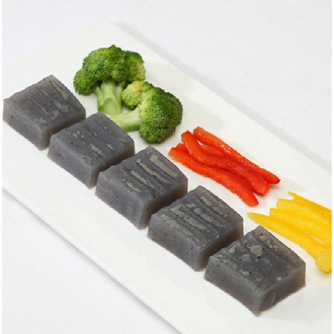 (무료배송)지리산 청정자연의 맛 그대로 춘향골 참묵/3대를 이은 전통 묵(춘향골) 검은깨묵, 3개, 400g
