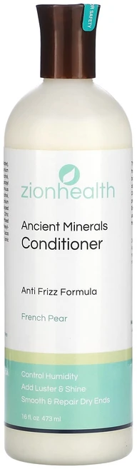 Zion Health 에인션트 미네랄 컨디셔너 부스스함 방지 포뮬라 프렌치 페어 473ml(16oz), ZionHealth에인션트미네랄컨디셔너부스스함방지포뮬라, 1개, 473ml - 쿠팡