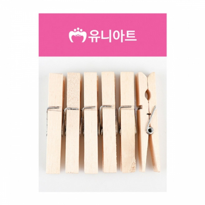 유니아트 나무집게 특대 원목-개(1개입), 16 나무집게 특대 원목, 16 나무집게 특대 원목