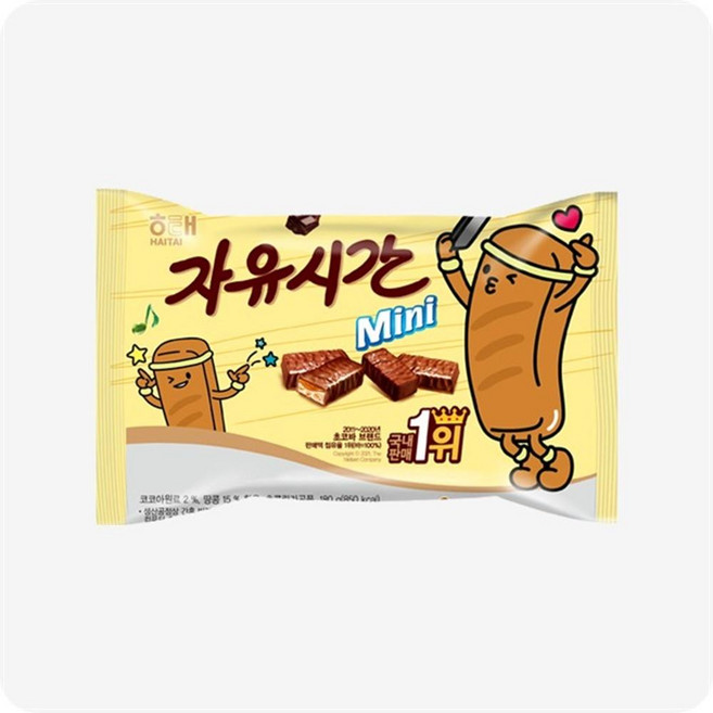 해태 자유시간 미니 180g, 25개