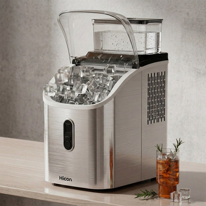 큐브잇 사각얼음 제빙기 급속냉각 사무실 가정용 아이스메이커, SLV-26