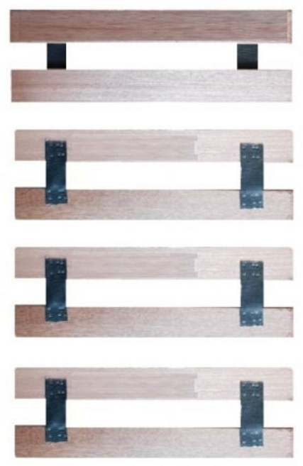 대성부품 30CM 나무아대 화물차아대 아피톤. 4개 세트 짐보호 코너 모서리