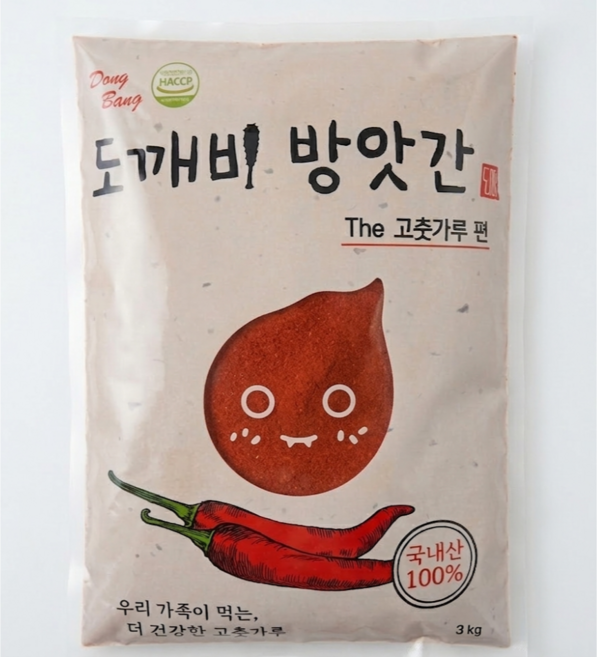 25년 햇고추 도깨비방앗간 국산 태양초 보통맛 장용, 1개, 3kg