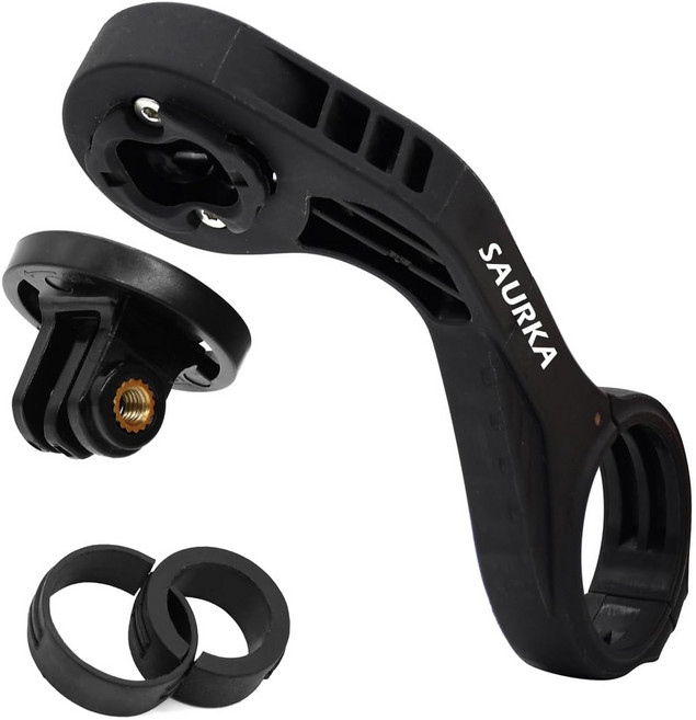 Saurka 자전거 컴퓨터 마운트 Garmin Edge 1040 1030 840 830 540 530 130 25.4 31.8 35mm 핸들바, 1개