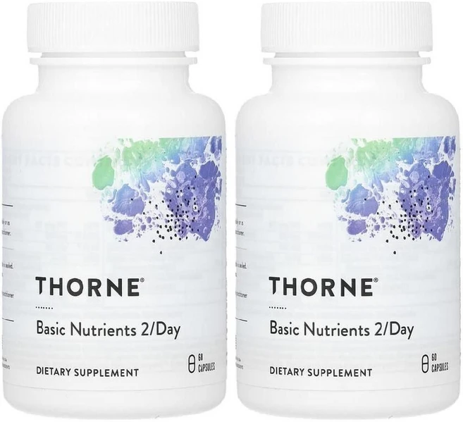 쏜리서치 1+1 기초영양소 60캡슐 종합비타민 투퍼데이, 60정, 2개 - 쿠팡