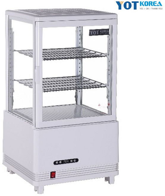 YOT 냉장 쇼케이스 미니 냉장고 업소용 제과 카페 진열장, RTW-99L(W)
