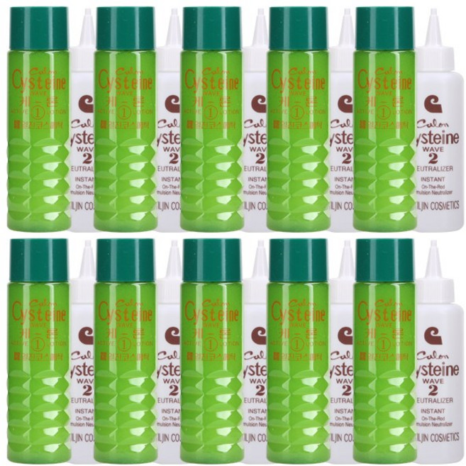 캐론 시스테인 웨이브 파마약 90ml 미용실 펌제, 10개