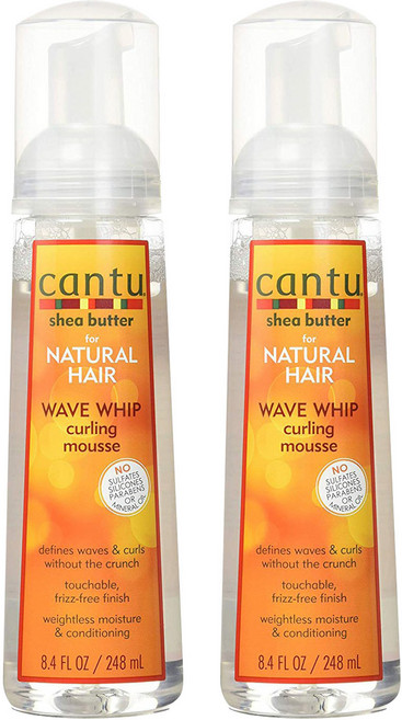 칸투 시어 버터 웨이브 휩 컬링 무스, 248ml, 2개