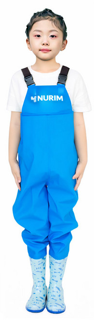 NURIM 어린이 가슴장화 5종, 블루어린이가슴장화, 140