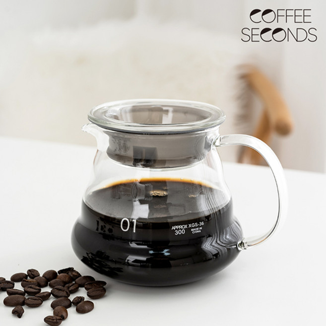 커피세컨즈 드립서버 360ml 600ml, 커피세컨즈 드립서버 600ml 내열유리