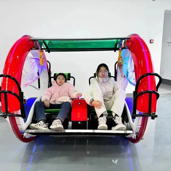 이중 사용 PVC 뮤직 바 자동차 롤러코스터 실내외 겸용 어른 야시장 놀이기구, 01 빨간색