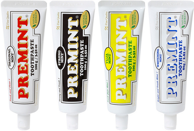 PREMINT 프레민트 치약 4종 세트, 1개