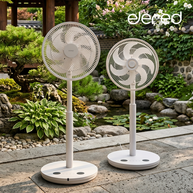 일레드 BLDC 저소음 선풍기 가정용 거실용 스탠드 EDF-2414W