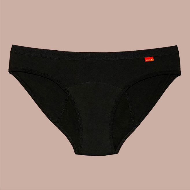 WUKA 中度流量低腰棉質月經褲 (2片衛生棉量) 月亮褲 產後漏尿, 3XL(臀圍115-120cm)