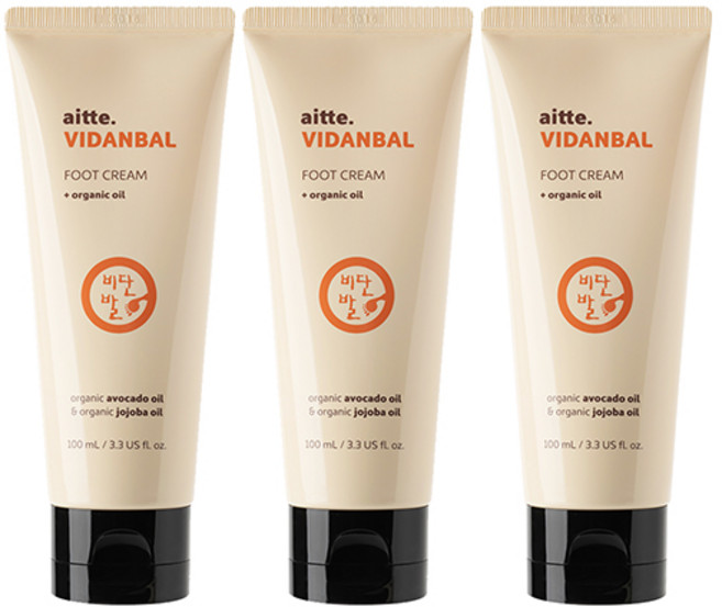 비단발 프리미엄 풋크림 100ml 3개, 1개입
