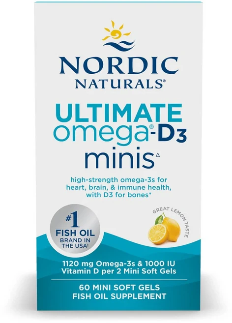 Nordic Naturals Ultimate Omega Xtra Lemon 노르딕 내추럴스 얼티메이트 오메가 엑스트라 레몬 1480mg 60소프트젤, 60정, 1개