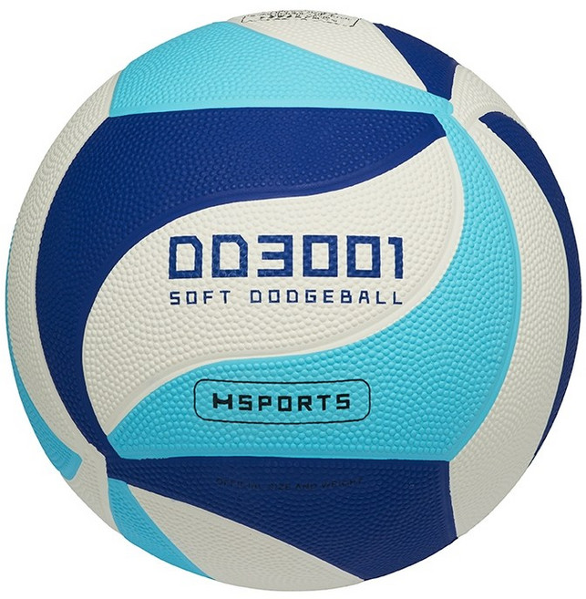 molten 3號橡膠躲避球 兒童軟式安全躲避球 學校體育專用 DD3001, 1個, DD3001 3號軟式躲避球