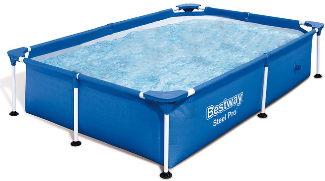 베스트웨이 사각 기둥 풀장 BW56040, 블루, 1개
