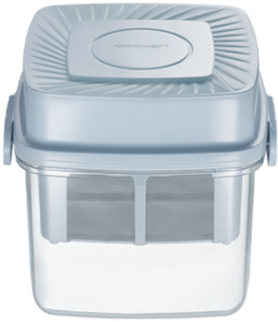 25 NEW 컬러 로이첸 국내생산 미뉴그릭메이커 스테인레스 1.8L 대용량 블루노바 유청분리기, 1개