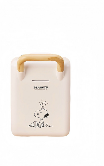 SNOOPY 史努比厚壓三明治機SP-T63E 可愛造型 操作簡單 不沾塗層易清洗, :R37945