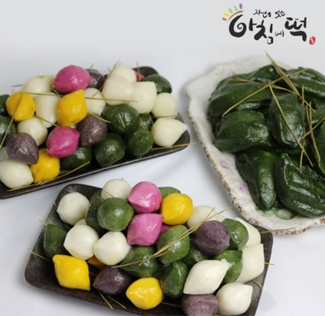 아침에떡 [아침에떡] 송편세트1 1kg (오색송편47개), 1개