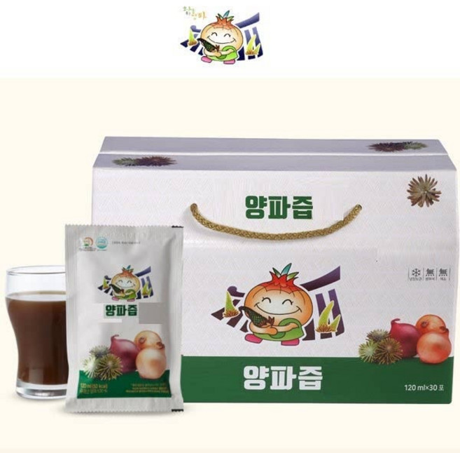 [우체국쇼핑] 황토밭 무안 청정지역 게르마늄 자색 양파즙 120ml * 30팩, 1개