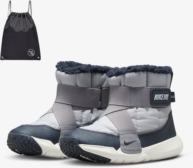 나이키 키즈 따뜻한 겨울 부츠 신발 X자 찍찍이 밴드 (PGN짐쌕가방 지급)