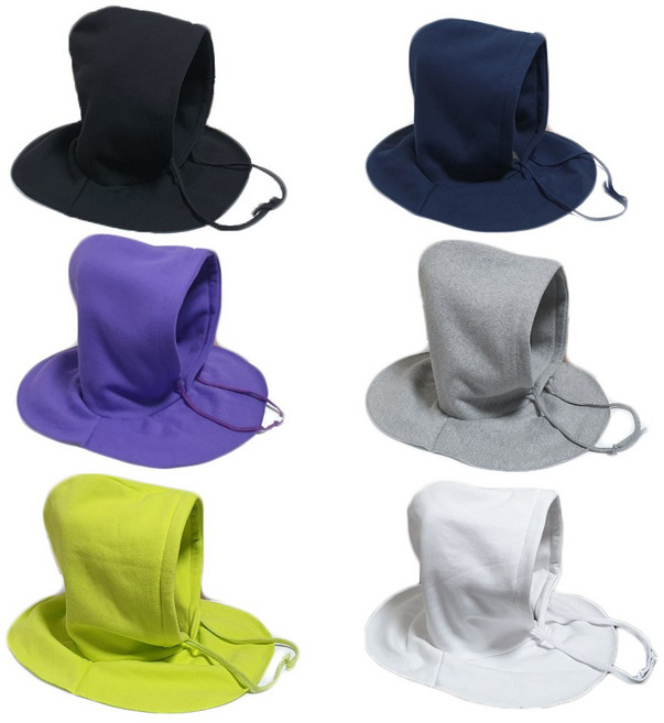 페이크 목폴라 후드 / 넥워머 후드티 방한용품