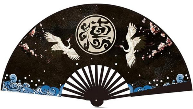 일본 직배송 2ndop 팬 일본식 패턴 경량 남녀 여름 축제 불꽃놀이 유카타 기모노 액세서리 가부키 센스 블랙