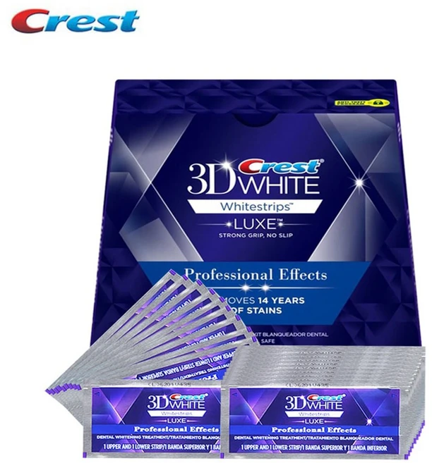 3d 흰색 whitestrips 미백 파우치 스트립 효과 키트 원래 구강 위생 20 제품 40, 10.0매, 1개 - 쿠팡