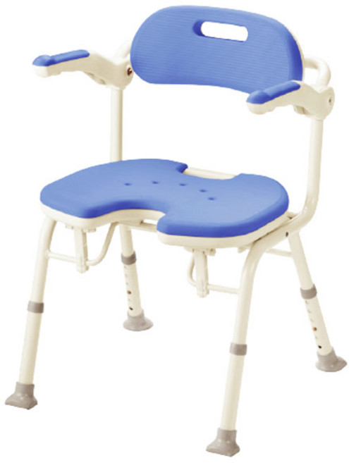 목욕의자 IU 환자노인 접이식, 블루, 감경대상자 6%, 1개