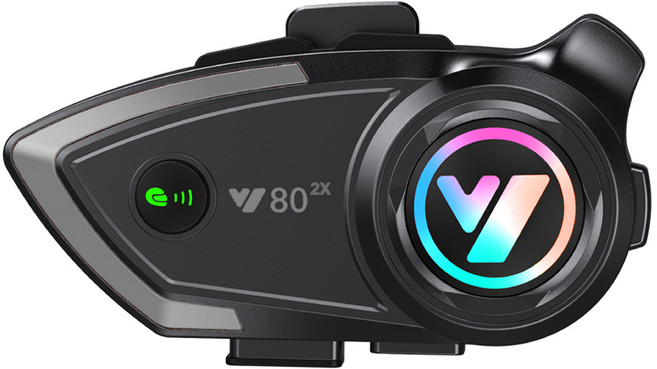 聆翔 Y802X 安全帽式藍牙耳機 摩托車對講機 IPX6防水 CVC降噪, 對講版, 黑色, DTA-Y802X