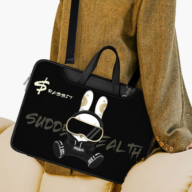 마법의 주머니 트렌드 풀오픈 대용 캐릭터 방수 노트북 핸드백, CC-351, 1개