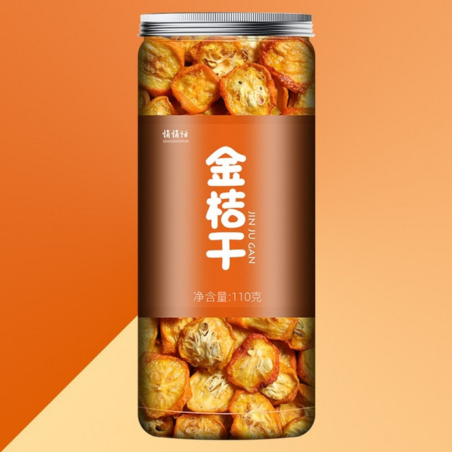 임산부가 마실 수 있는 콜드브루 과일차 자몽 금귤 레몬 패션프루트, 말린 금귤 110g, 1개