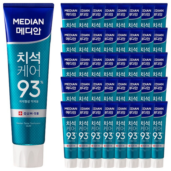 메디안 치석케어 잇몸 치약 120g x36개, 36개