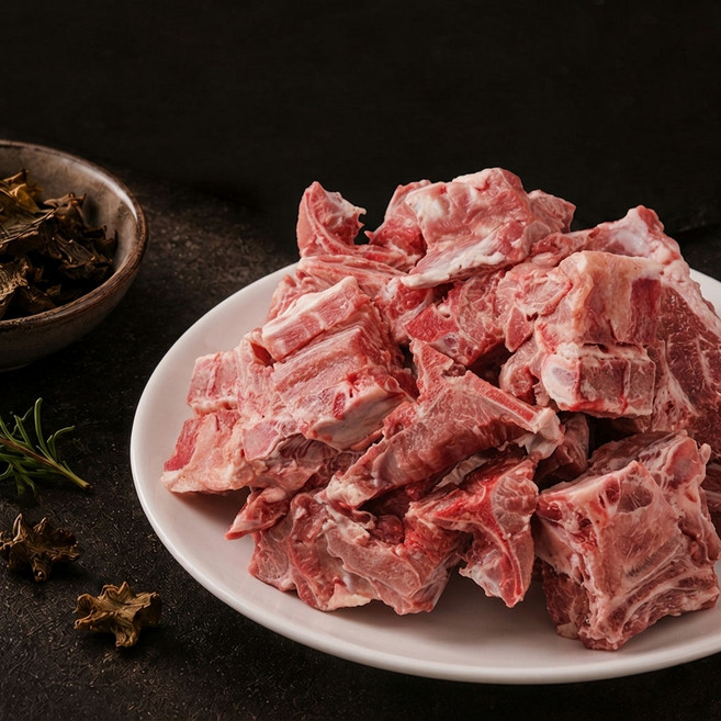 [개별포장] 한돈 감자탕용 돼지등뼈 푸짐한 3.6kg, 1.2kg, 3개