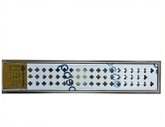 스텐바닥 트렌치 직사각 트랩 160x500x25 배관 65mm 측면 배수용