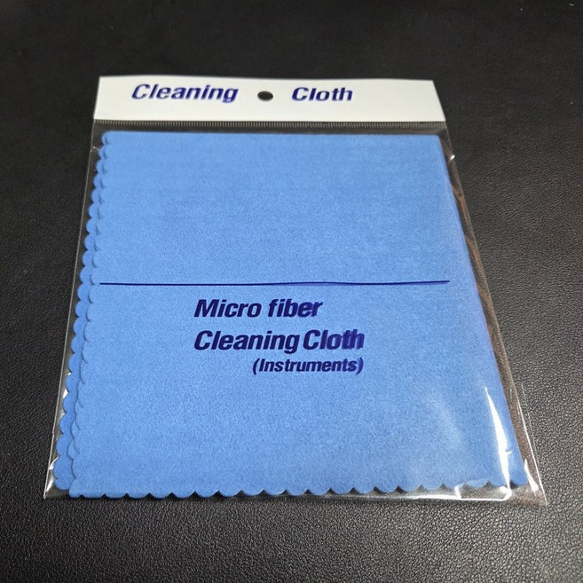 BGM 국산 악기 청소용 극세사 융 천 수건 클리너, 1개, 파란색