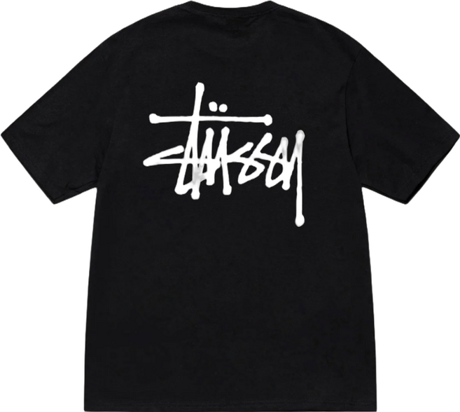 [당일발송] 스투시 본사 정품 베이직 티셔츠 공용 반팔 1905000 + GRAD 정품보증택