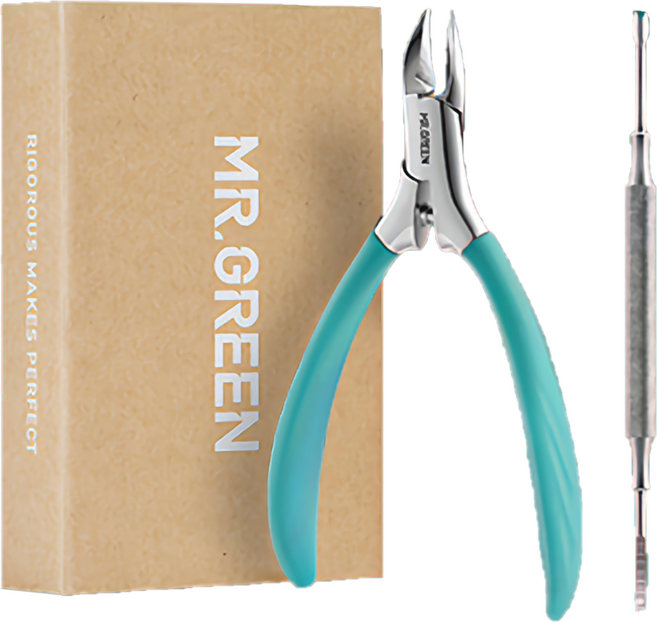 독일 MR GREEN 미스터그린 발톱깎이 니퍼 세트 스테인레스 국내배송 선물용, MR9901GRPlus (그린), 1세트