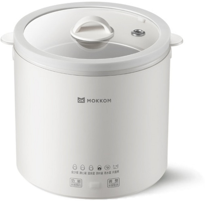 미니계란찜기 맥반석구운계란기계 계란굽는 전기 계란 보일러 800ml 아침 식사 기계 멀티 쿠커 스티머, 02 White_03 AU